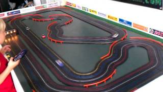 Home slot car track Ho lifelikes [upl. by Drofniw]