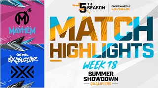 FLMayhem vs NYXLOverwatch  Summer Showdown Qualifiers Highlights  Week 18 Day 3 [upl. by Katushka898]