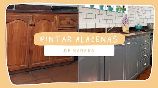 PINTAR ALACENAS DE MADERA 💪🏻 [upl. by Leima]