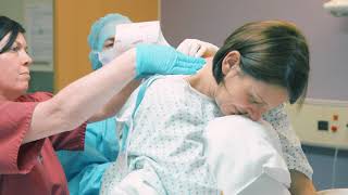 Having an epidural in labour at St Michaels Hospital [upl. by Aelc]