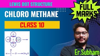 Lewis dot structure  chloromethane  how to draw Lewis dot structure [upl. by Anigal]