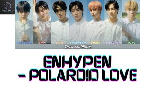 ENHYPEN  Polaroid Love Piano Cover Color Coded Lyrics amp Translations Eng\Rom\Indo [upl. by Ahsilla]