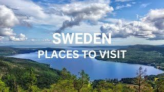 10 Places To Visit In Sweden  Travel Video [upl. by Anyrb]