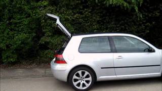 Automatisch öffnende Heckklappe VW Golf 4 Kofferraum  automatic trunk opener [upl. by Lema237]