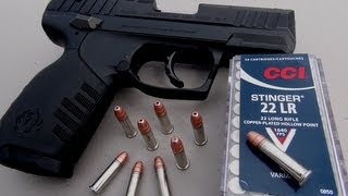 22 LR Handgun for Self Defense CCI Stinger Ammo Test [upl. by Jamima35]