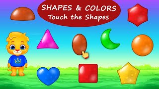 Colors and Shapes 8  Touch the Shapes with Lucas and Ruby  RV AppStudios Games [upl. by Beverlee657]