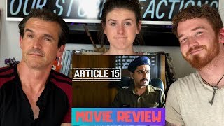 ARTICLE 15 MOVIE REVIEW  Ayushmann Khurrana  NONSPOILERSPOILER [upl. by Negam494]