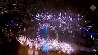 London welcomes 2019 with spectacular fireworks display [upl. by Dnomse536]