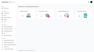 Aplikasi sistem informasi inventory barang berbasis web [upl. by Dilaw]