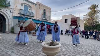 Amazigh Dance performance in the Houmt Souk community of Djerba Tunisia December 2022 [upl. by Zacherie]