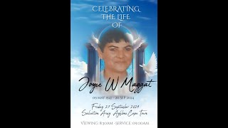 Funeral Service of Joyce W Maggot [upl. by Acker717]