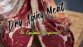 The Easiest and Best Way to Dry Age Beef at Home [upl. by Ecyarg251]