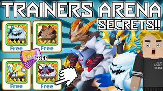 TRAINERS ARENA SECRETS TIPS AND TRICKS AND GLITCH  BLOCKMANGO TRAINERS ARENA [upl. by Laden]