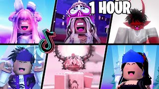 Roblox Tiktok Edits Compilation 1 HOUR 320 video [upl. by Yramesor]