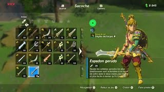 Zelda Breath Of The Wild HS emplacement arme 3 espadon gerudo [upl. by Akinwahs498]