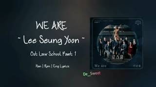 1 HOUR Lee Seung Yoon 이승윤  We Are 영어 번역 Lyrics가사 [upl. by Rawlinson]