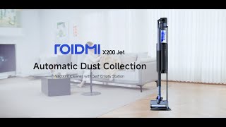 ROIDMI X200  Allinone AutoEmpty Cordless Vacuum [upl. by Merriam]