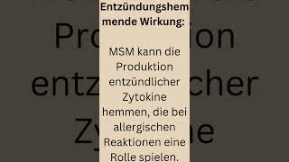 Allergien vor allem Pollenallergie natürlich loswerden gesundheit msm shorts [upl. by Artemisia]