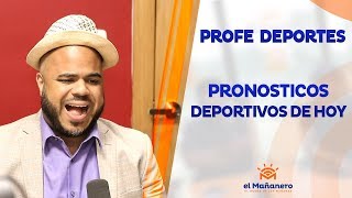 El Profe Deportes  Pronosticos de hoy para Las Grandes Ligas [upl. by Kuska]