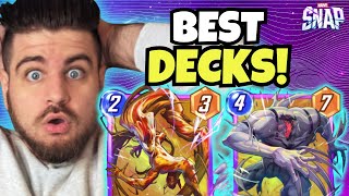 The BEST DECKS To CLIMB In MARVEL SNAP  KMB Top Infinite Decks 110324 November We Are Venom SZN [upl. by Phio]