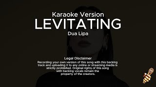 Dua Lipa  Levitating Karaoke Version [upl. by Niuqram617]