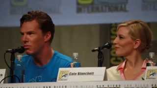 Benedict Benedict Cumberbatch Talks Smaug and Sauron  The Hobbit Panel ComicCon 2014 [upl. by Neal163]