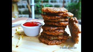 Puso ng Saging Patties Banana Blossom Burgers [upl. by Verbenia]