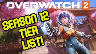 Overwatch 2 Season 12 Hero tier list [upl. by Ellenrahc]