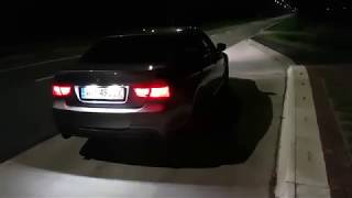 BMW E90 320d LCI Lift Akrapovic Stock Exhaust Sounds [upl. by Mcafee]