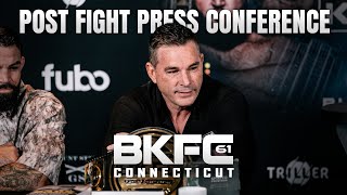 BKFC 61 RIVERA vs STRAUS POSTEVENT PRESS CONFERENCE  LIVE [upl. by Negaet388]