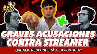 GRAVES ACUSACIONES CONTRA STREAMER  BEONOTICIAS [upl. by Geddes]