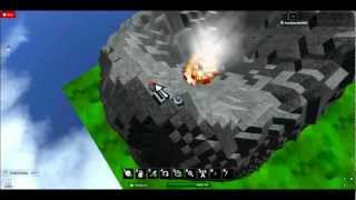 ROBLOX Volcano with float pads and C4 In Response to PBS Volcano on ROBLOX [upl. by Eileek]