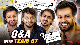 My FIRST QampA  TEAM 07 NE DIYE APNE FANS KE SHAWALON KE JAWAB  SHADAN FAROOQUI VLOG [upl. by Addiego]