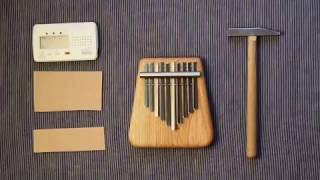 Kalimba tuning  ladění kalimby [upl. by Abdu]