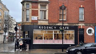 Regency Cafe Londra  A walk from Lambeth Bridge [upl. by Enytnoel]