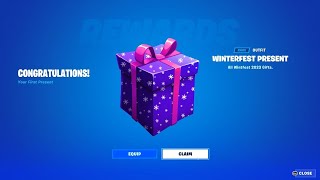 INIZIA LEVENTO DEL WINTERFEST 2023 CON UN SACCO DI REGALI GRATISSFIDE E NUOVE ARMI SU FORTNITE [upl. by Carol-Jean]