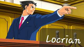 Ace Attorney Phoenix Wright  Pursuit  Cornered Locrian [upl. by Haraj]