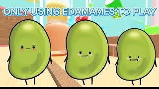 only using edamames foods in secret Staycation roblox secretstaycation [upl. by Barger]