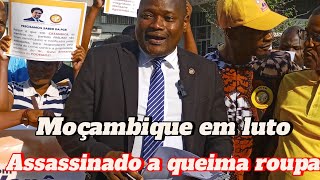 Elvino Dias advogado de Venâncio Mondlane morte a queima roupa bra noticias shorts moçambique [upl. by Graniela]