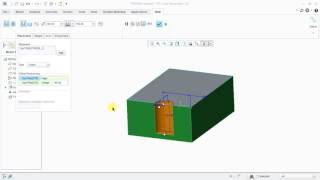 Creo  Creating Standard Holes [upl. by Auka657]