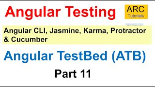 Angular Testing Tutorial 11  Angular TestBed Tutorial [upl. by Hesta]