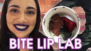 Creating A Custom Lipstick At The Bite Lip Lab [upl. by Corneille]