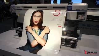 Epson SureColor S30670 64quot Solvent Wide Format Printer [upl. by Reahard741]