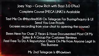 Joey Yap – Grow Rich with Bazi 30 Plus Course Download [upl. by Lelah]