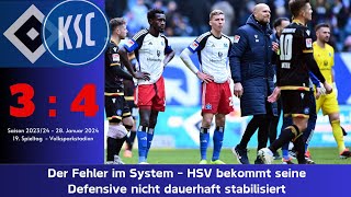 Scholles Blitzfazit  HSV 34 Karlsruher SC  19 Spieltag  Saison 20232024  118 [upl. by Wyly]