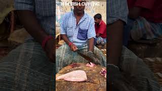 KASIMEDU FISH MARKET FISH CUTTING SKILLS fishcooking [upl. by Sorci]