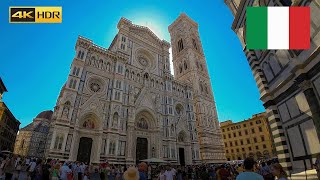 Florence Italy 🇮🇹 Old town WALKING TOUR  4K HDR 60fps [upl. by Ahras]