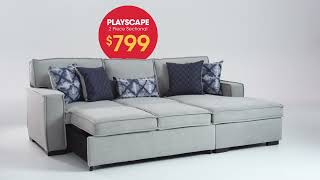 Nothings Greater than a Playscape 2 Piece Sectional  Bobs Discount Furniture [upl. by Yema]