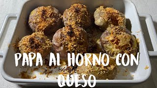 FÁCIL receta de papas al horno con queso [upl. by Bax30]