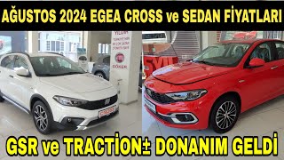 FİAT EGEA FİYATLARI AÇIKLANDI  AĞUSTOS 2024 EGEA FİYAT LİSTESİ  fiat egea egeacross [upl. by Brade]